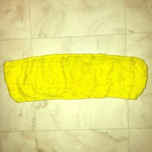 Yellow lace bandeau size L